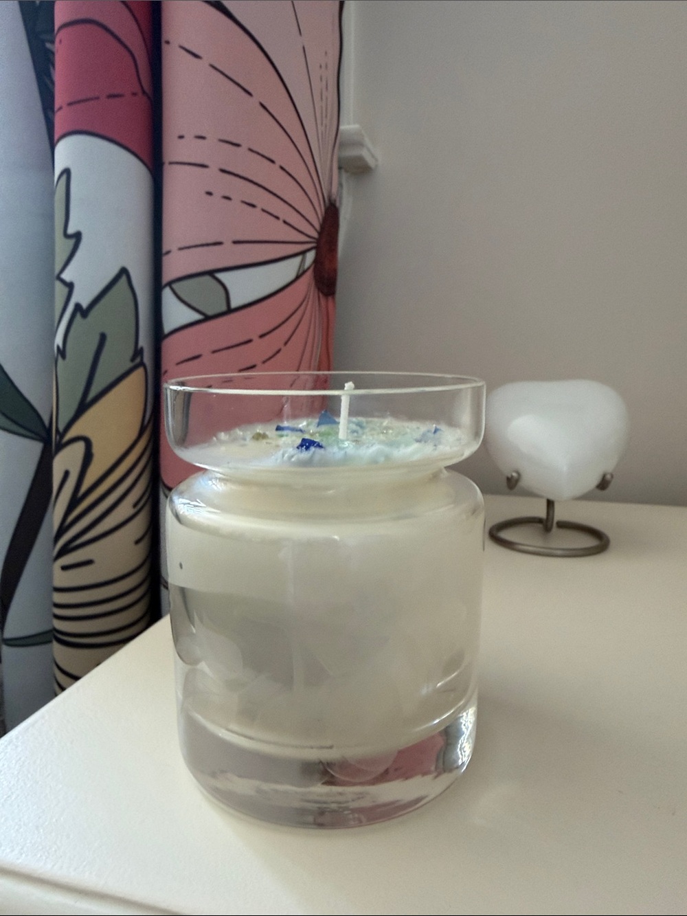 Hand Crafted Organic Beeswax Candle 8 oz natural scent